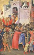 Simone Martini The Carrying of the Cross (mk05) painting